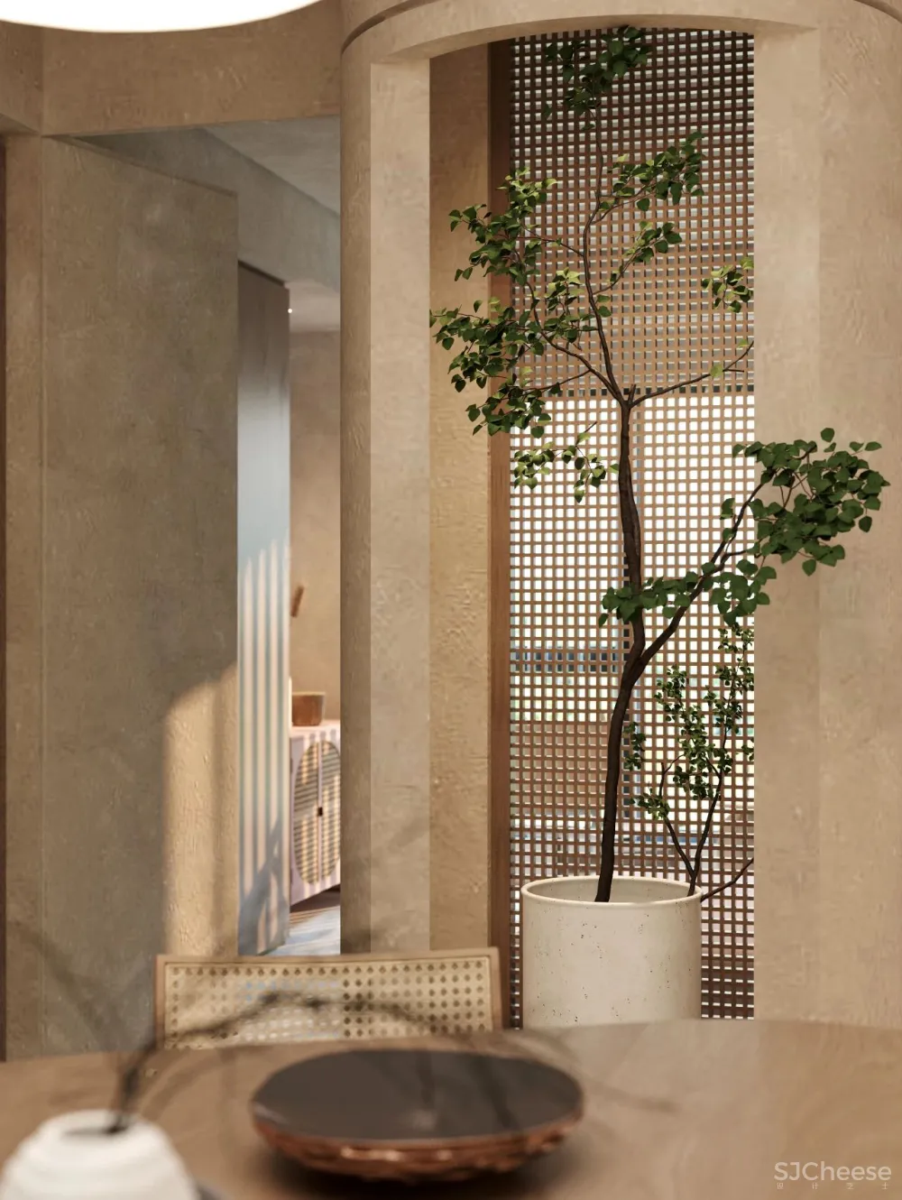 现代设计美学撞上侘寂风,演绎自然的设计美学!