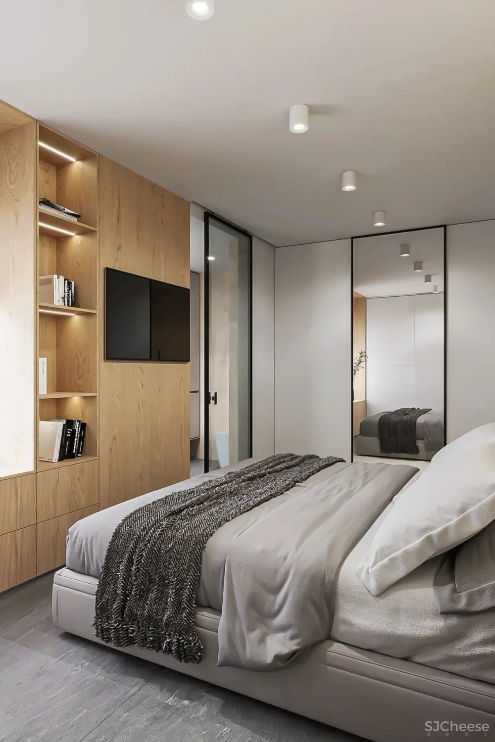 大理石与木材结合,让家更有质感!