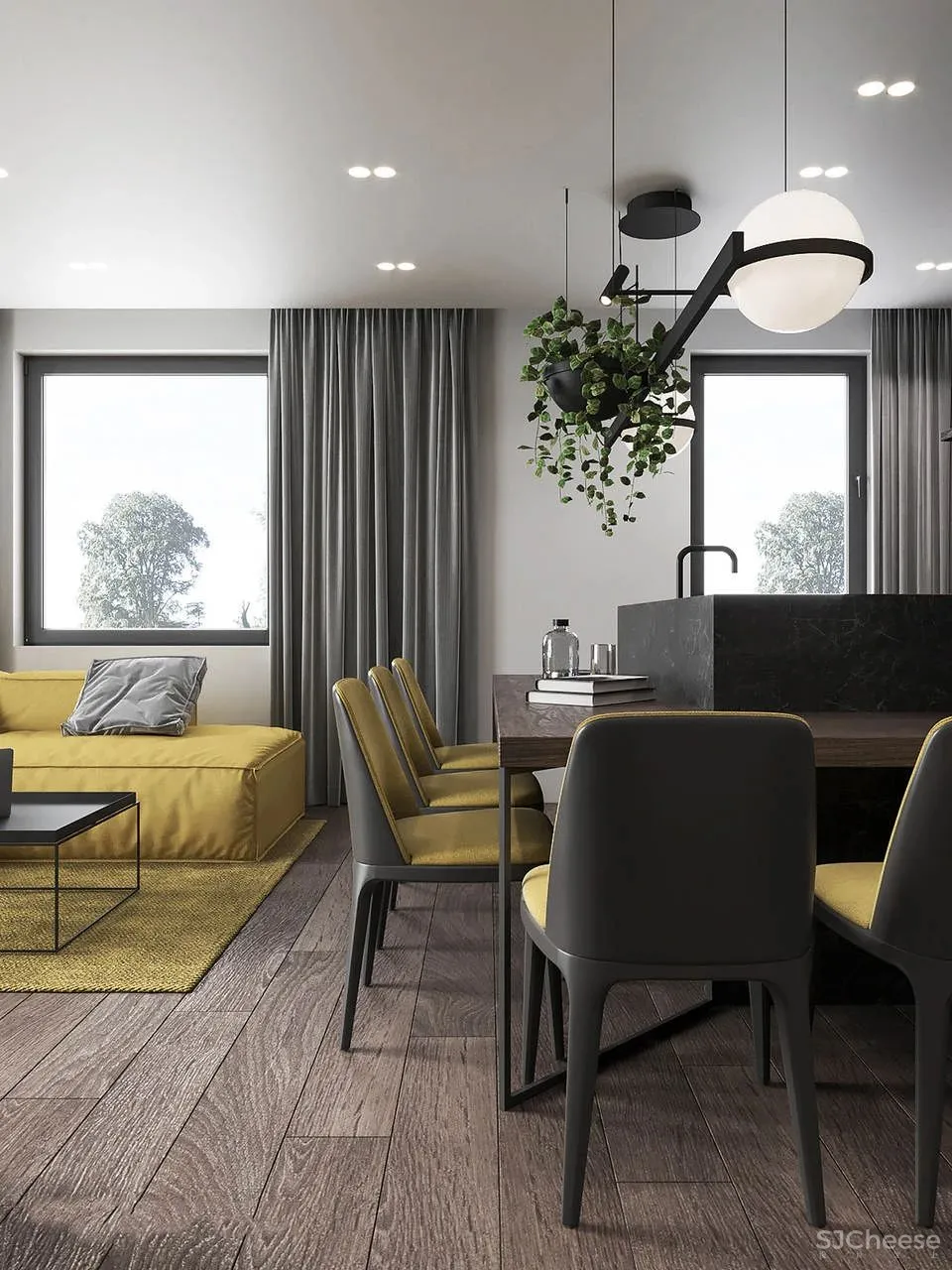 90后职业赛车手的家,62㎡住出单身贵族范儿!