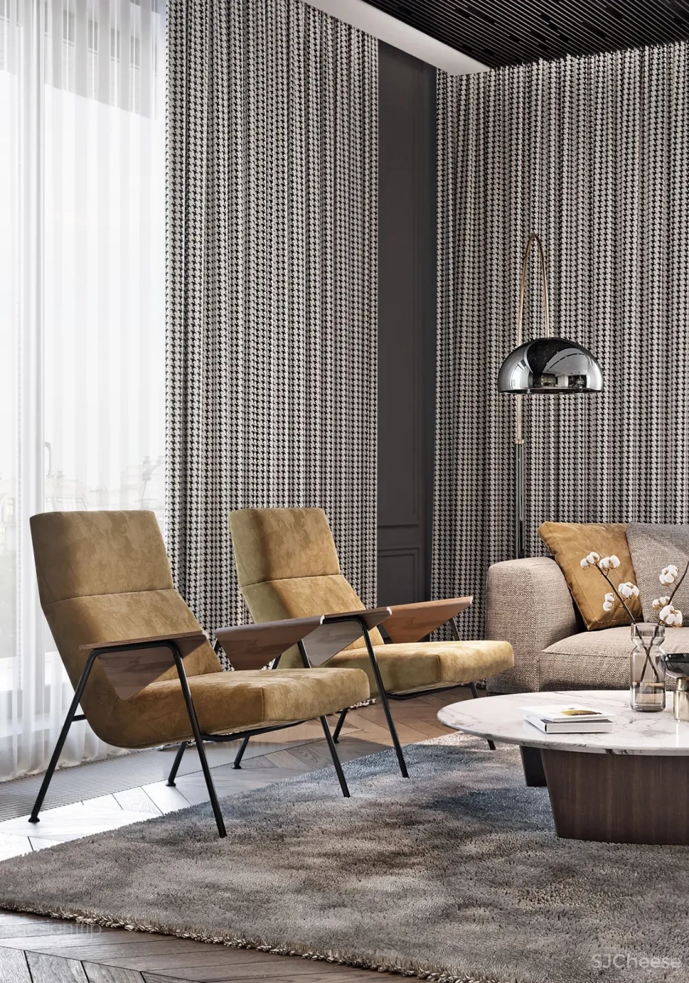 100个·轻奢系客厅设计