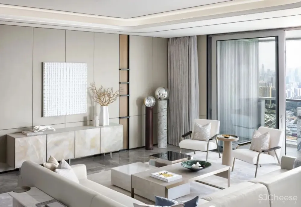 梁志天-梁景华硬装 葛亚曦软装 深圳侨城一号顶级豪宅 A户型304㎡E户型248㎡