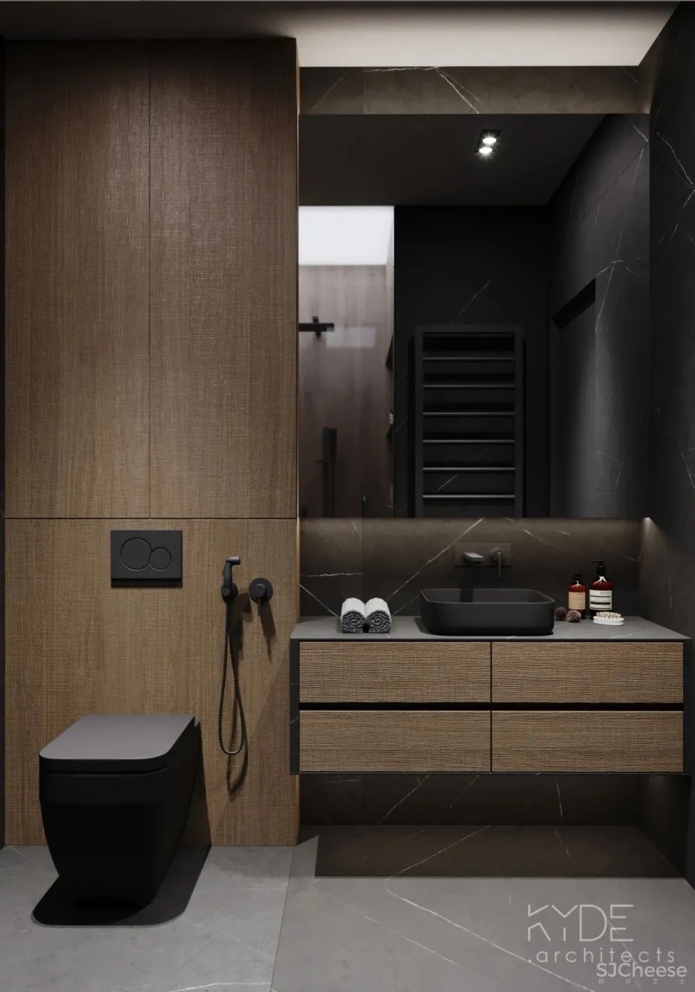 黑白灰 原木,超有格调的简约设计!