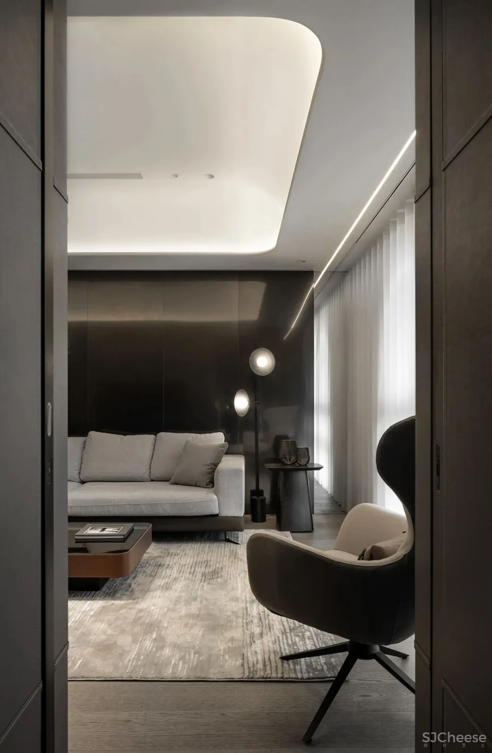 160㎡平层设计,高级灰这样用才叫高级