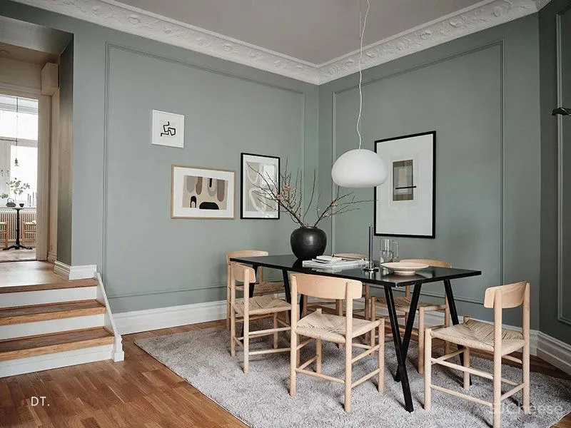 小户型·64㎡ 莫兰迪绿 原木公寓