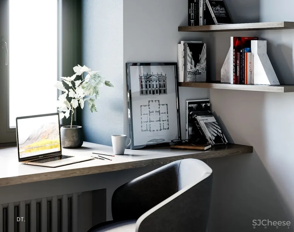 橄榄绿 勃艮第红,78m² 轻奢公寓设计