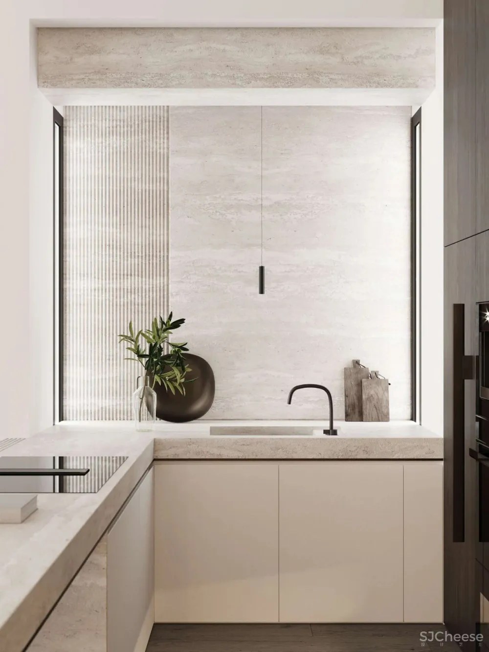 简约清新的自然新居,充满仪式感的平层大宅