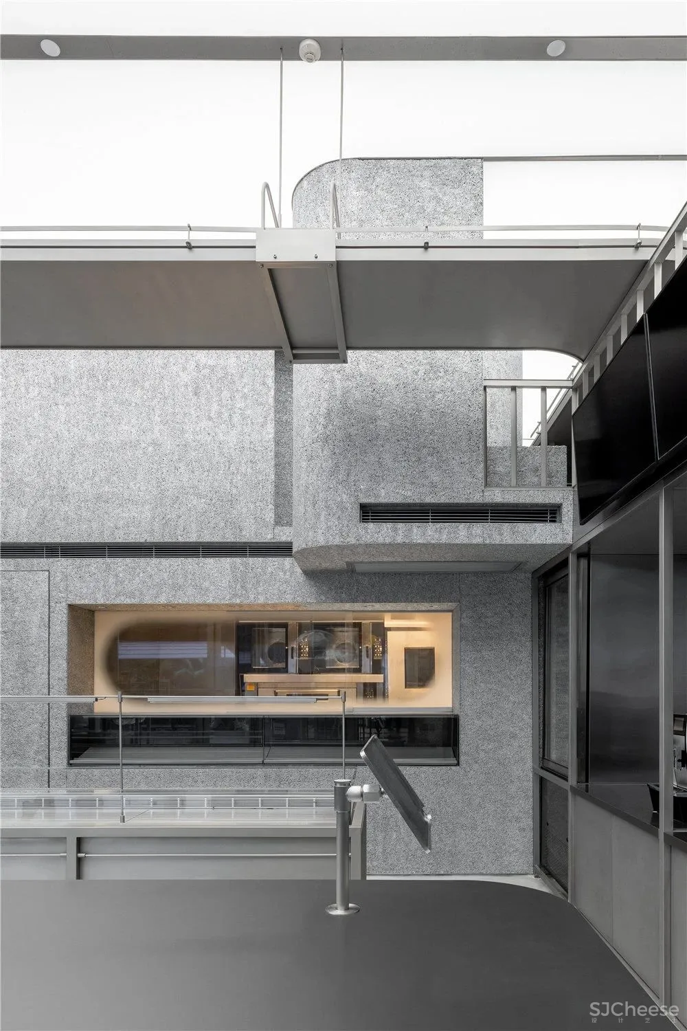 Das Lab新作丨后工业时代的机械美学喜茶体验店