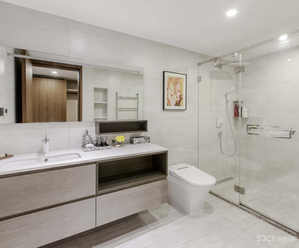 洛辰设计|星河丹堤私人府邸:依山湖林海而居 简单纯净是家应有的气质