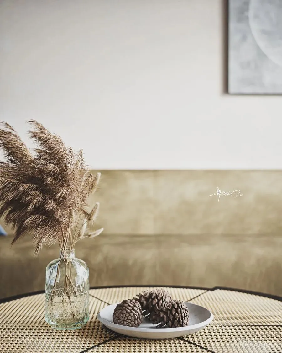 作品欣赏 简单质朴的客厅，给人宁静的感觉