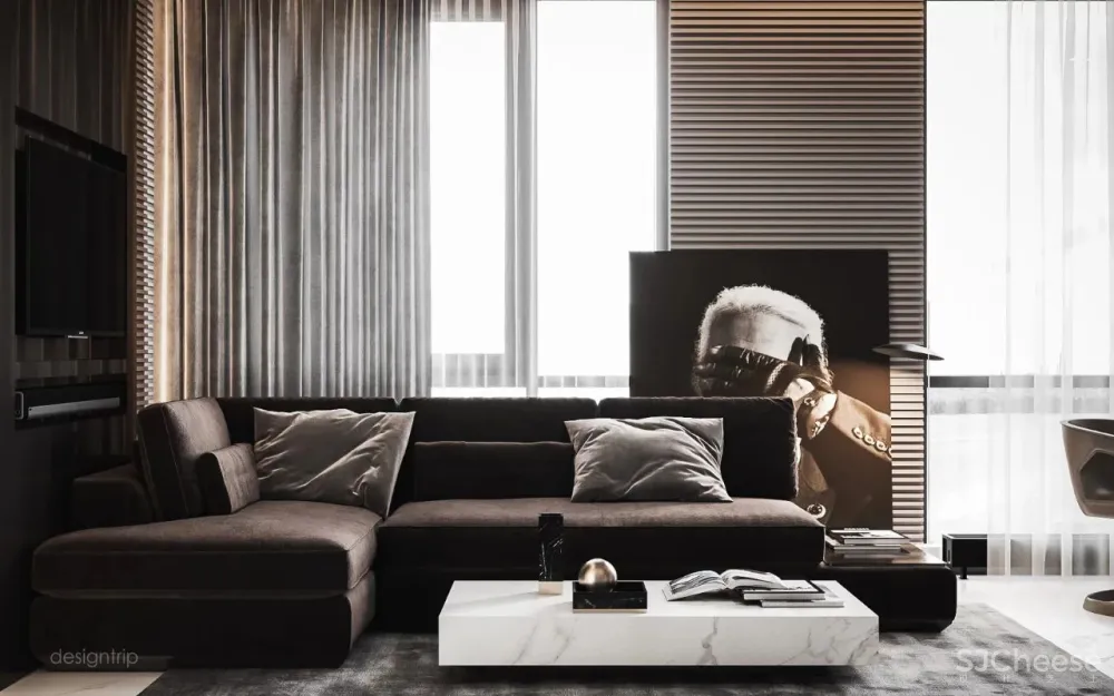 100个·轻奢系客厅设计