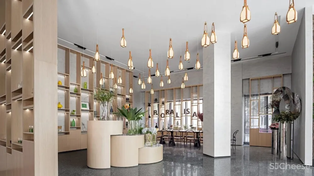 意巢设计丨长沙万科大家品牌生活馆:诗意沁然,与自然呼应共生