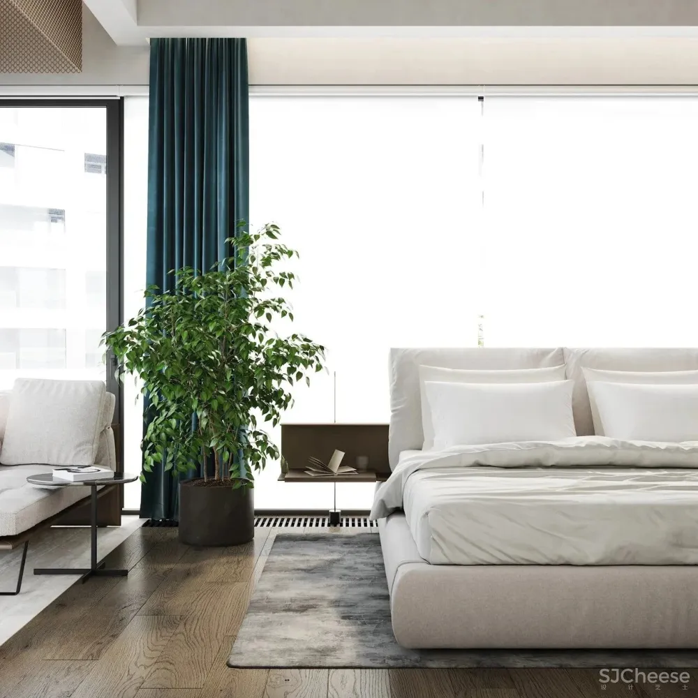 简约清新的自然新居,充满仪式感的平层大宅