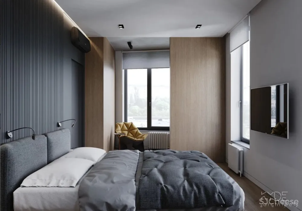 黑白灰 原木,超有格调的简约设计!