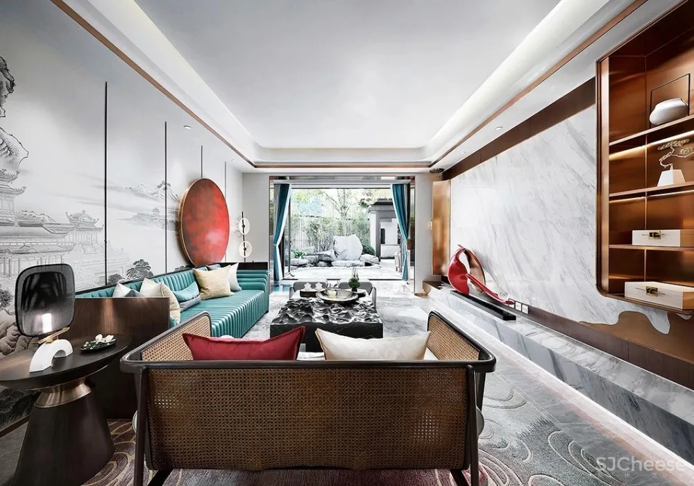 530㎡联排别墅,超美还是新中式!