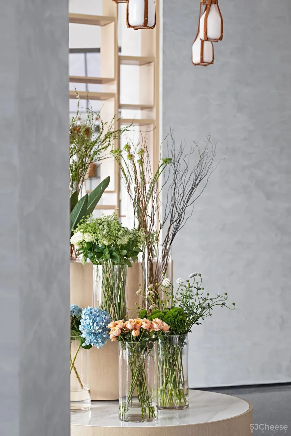 意巢设计丨长沙万科大家品牌生活馆:诗意沁然,与自然呼应共生