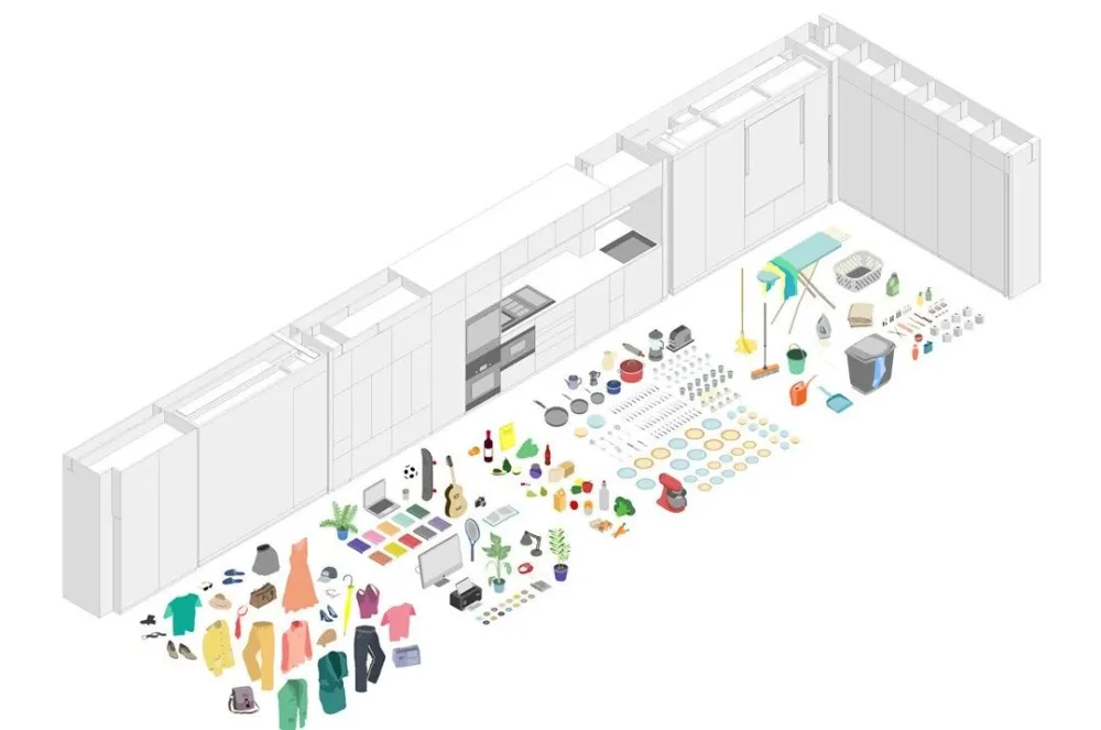 Living Big,他们将小空间最大化利用;通过简单手势即可转换空间,他们是移动系统专家