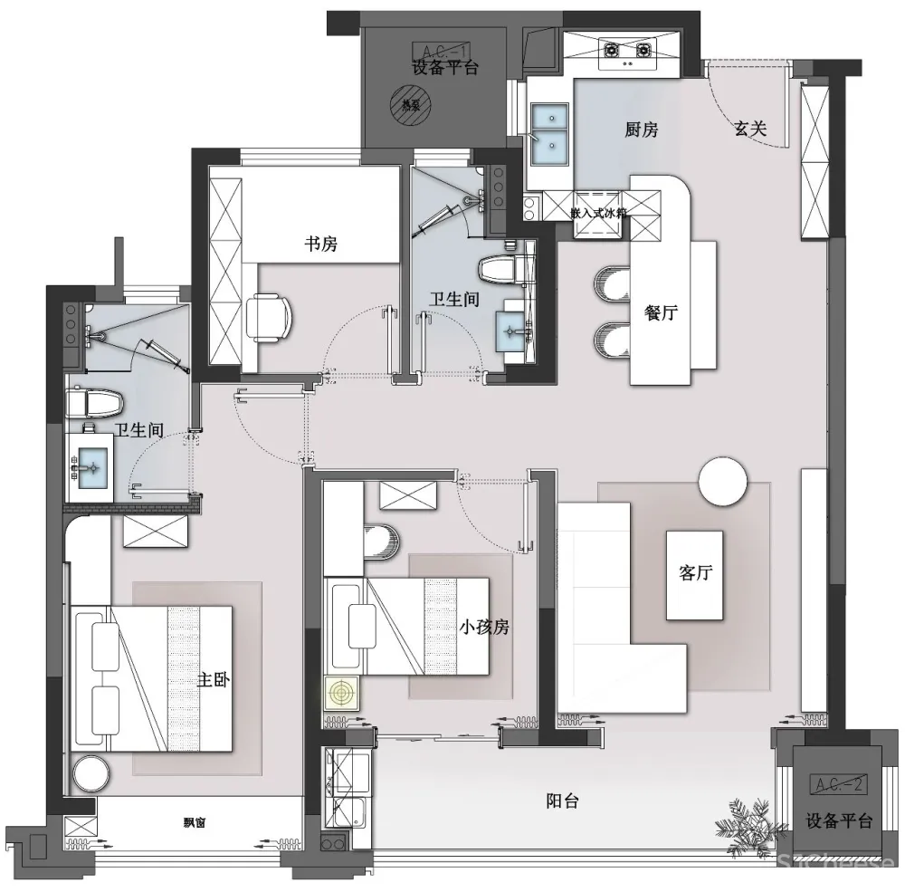 刘荣禄设计新作 雅奢空间设计,描绘都市新贵新生活