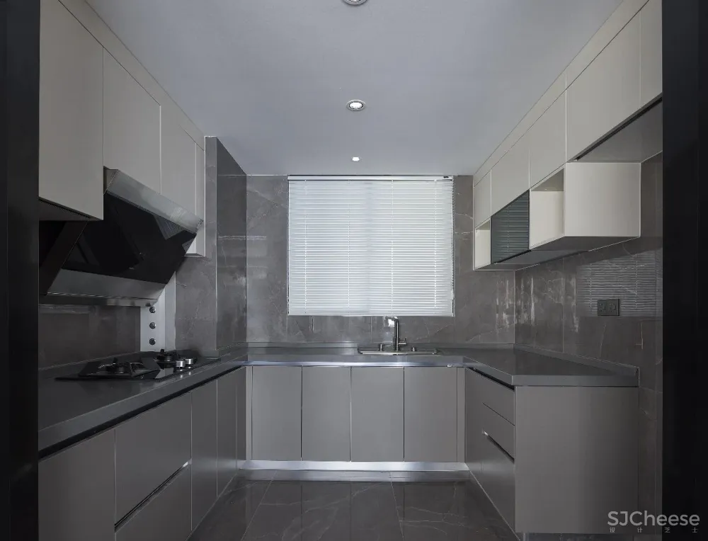 建筑师与老师的190㎡叠墅,一家四口,简单黑白灰,打造极简品质空间。