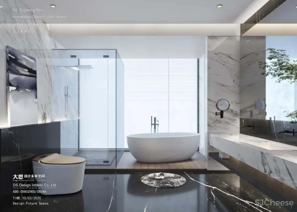 大思设计 | 虚致吉祥-极简新中别墅