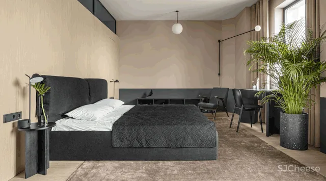 156㎡ 两居室，简单的设计也很有格调！