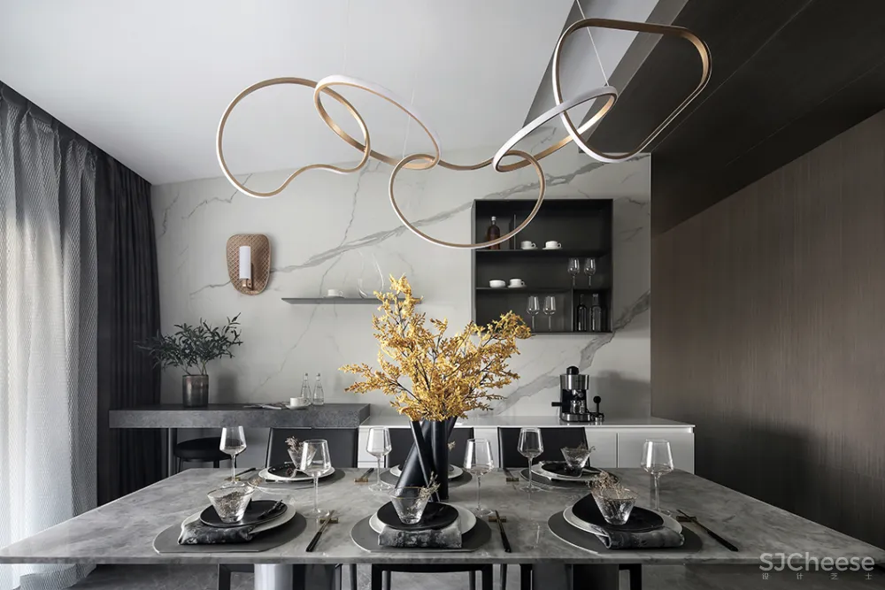 200㎡简雅高级灰，气质非凡的设计格调！
