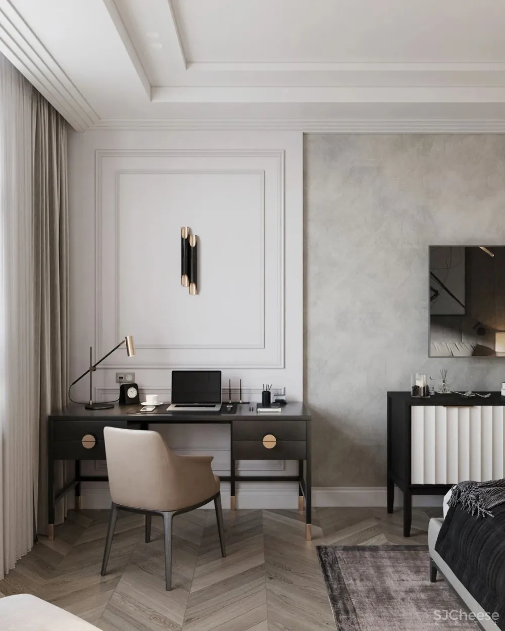 灰白 木色,尽显高雅知性!