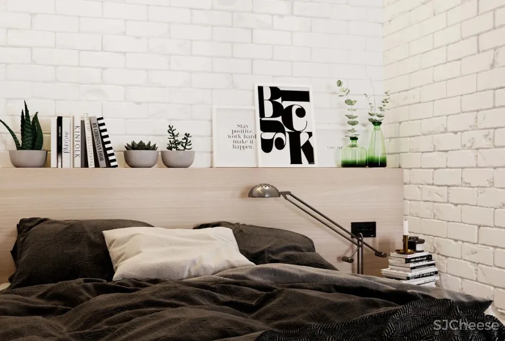 48㎡单身男人的地方,简约时尚!