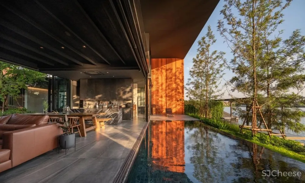 曼谷570㎡临湖别墅 WARchitect Studio