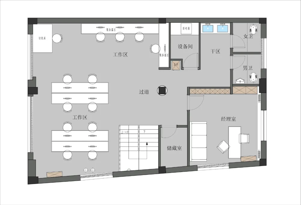轻奢邂逅浪漫色彩，艺术视角诠释最美快印店! 史峰空间设计