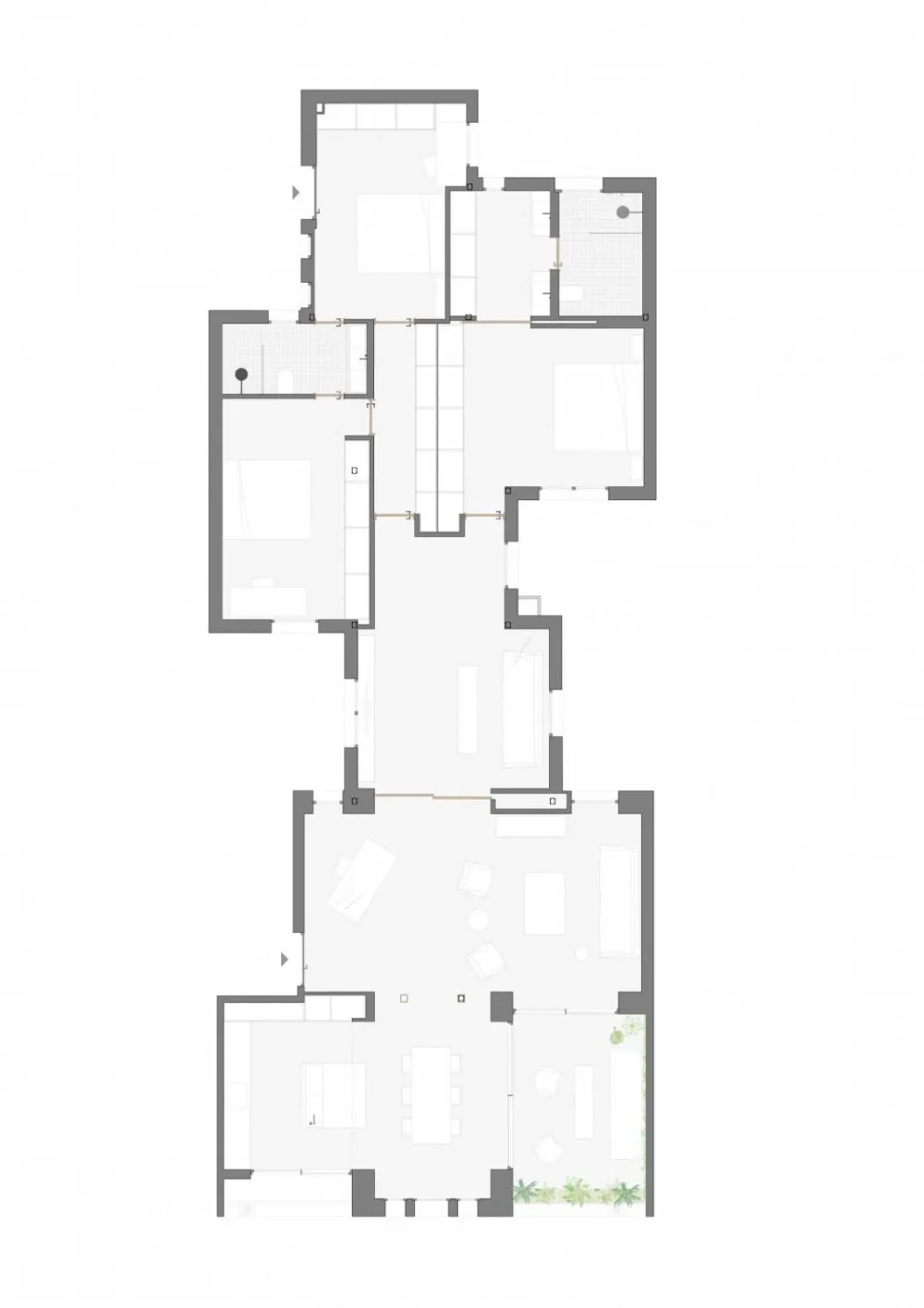 极简中性色住宅,简约质朴 OOAA Architecture