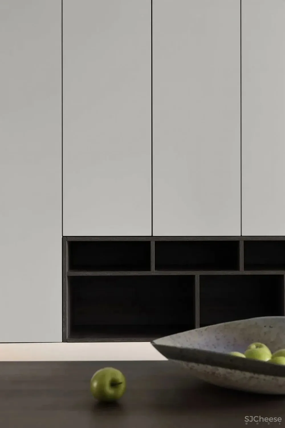 232㎡现代风的家,中西厨分离 隐形门,构建理性克制之美!