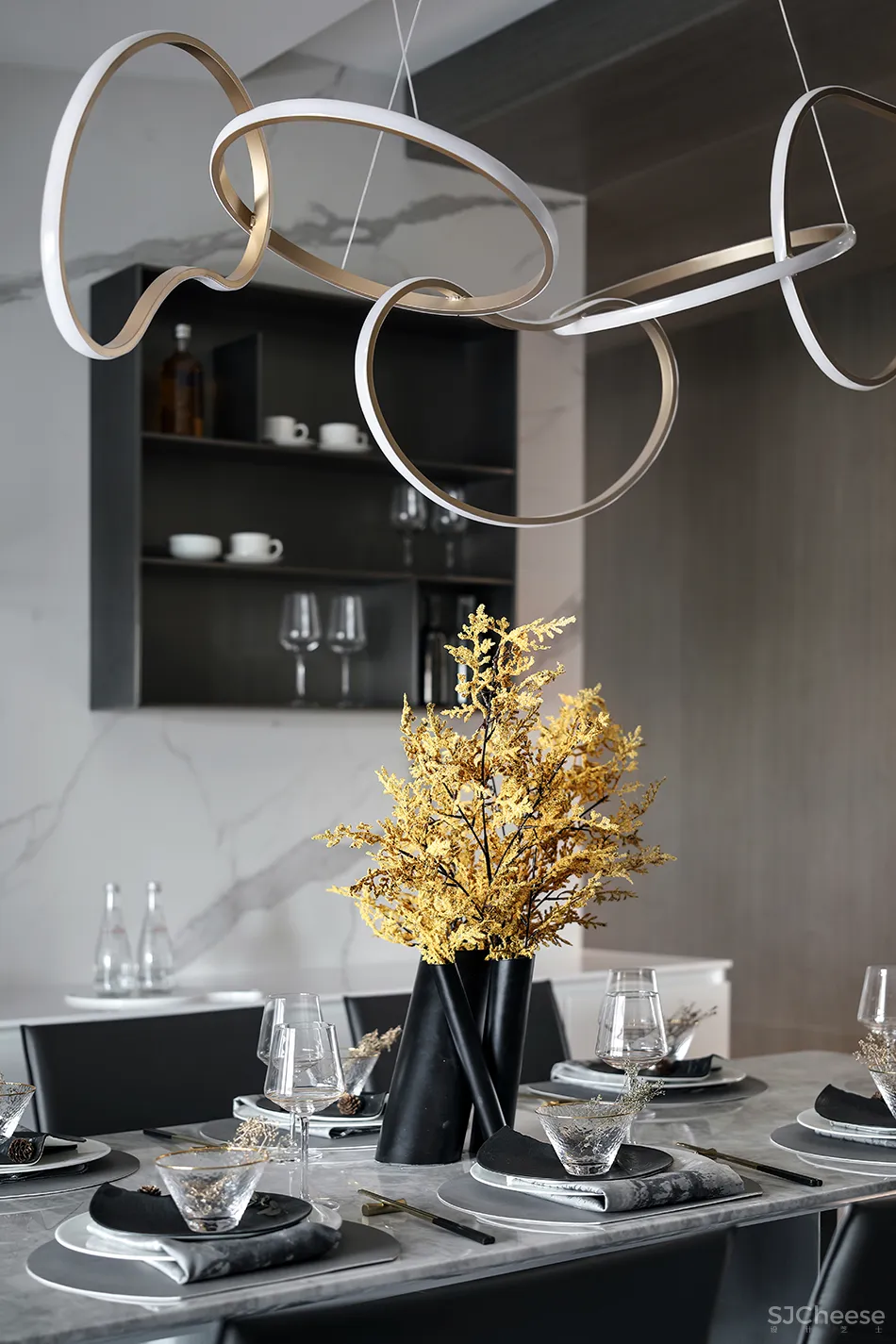 200㎡简雅高级灰，气质非凡的设计格调！