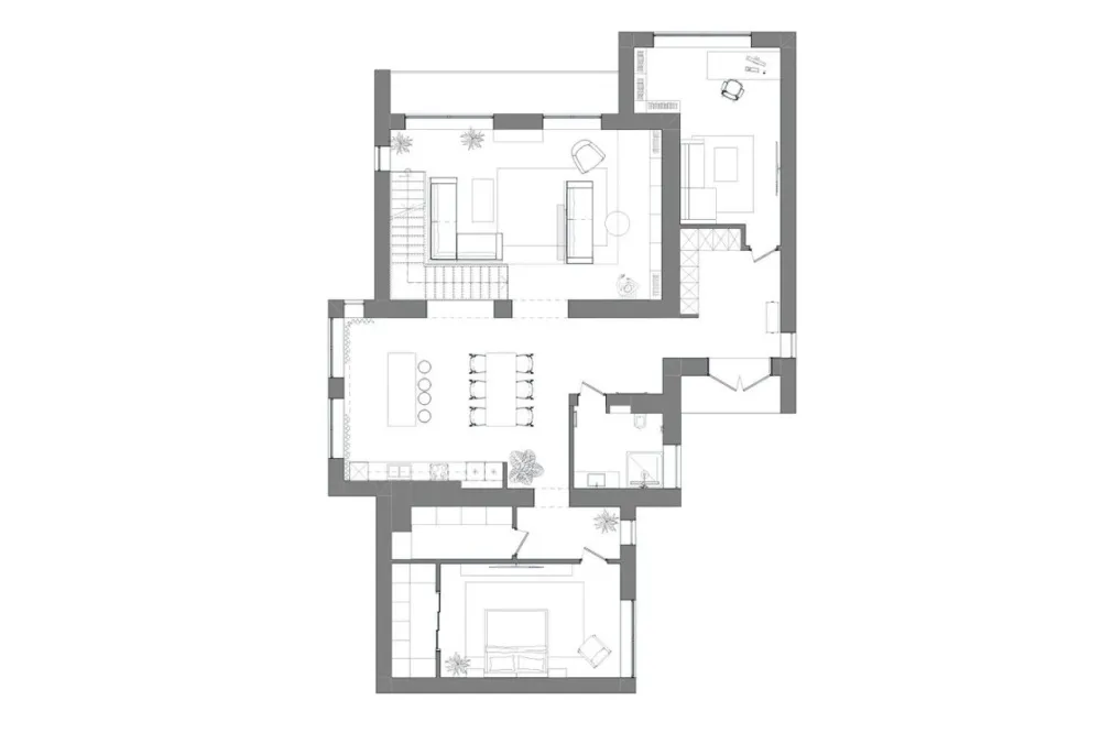 490㎡三层私人住宅,家的生活气质!