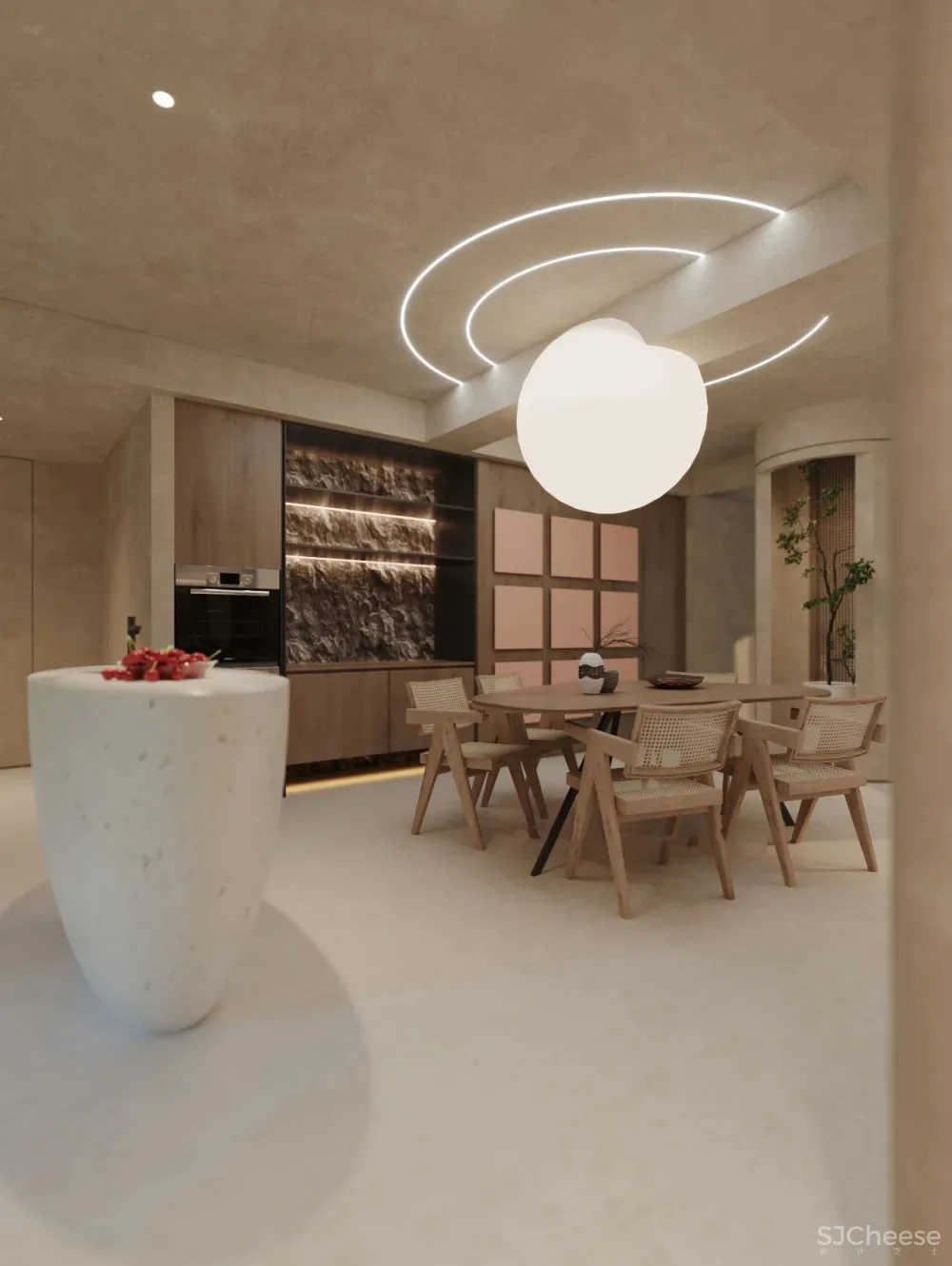 现代设计美学撞上侘寂风,演绎自然的设计美学!