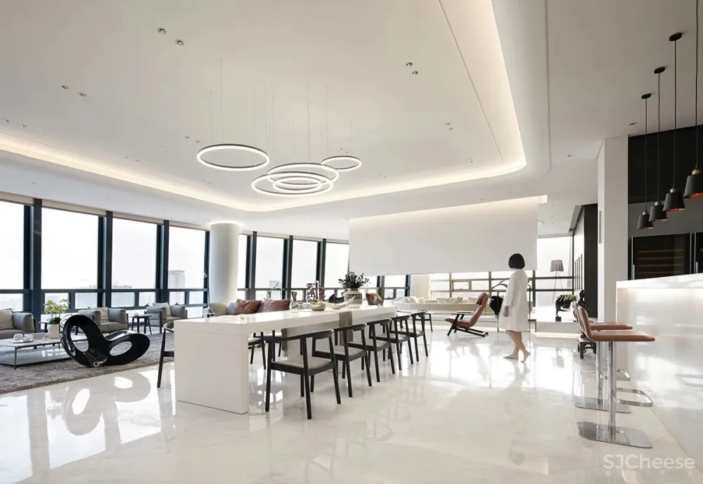 【中赫设计】天空之镜 宁波财富中心天际会所