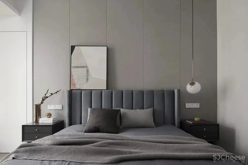 232㎡现代风的家,中西厨分离 隐形门,构建理性克制之美!