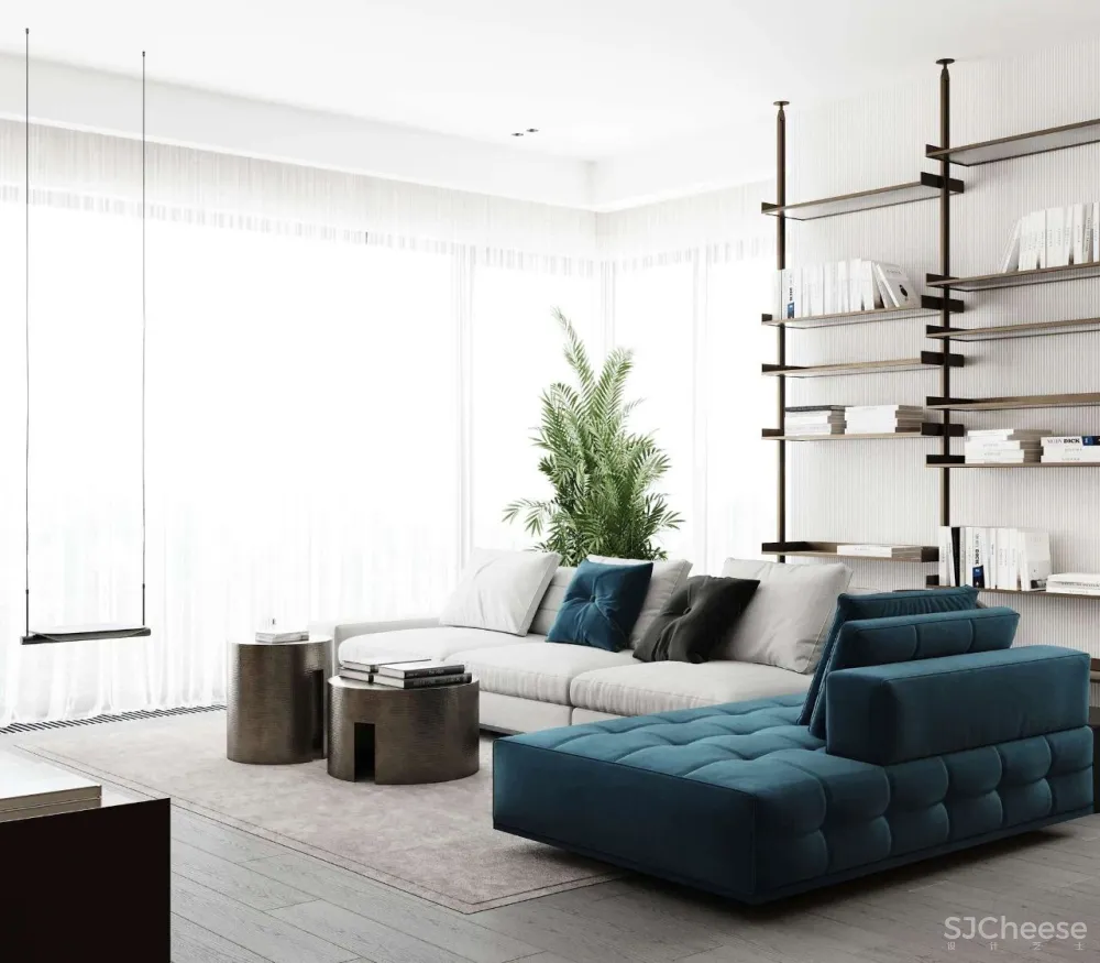 简约清新的自然新居,充满仪式感的平层大宅