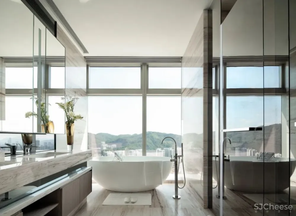 梁志天-梁景华硬装 葛亚曦软装 深圳侨城一号顶级豪宅 A户型304㎡E户型248㎡