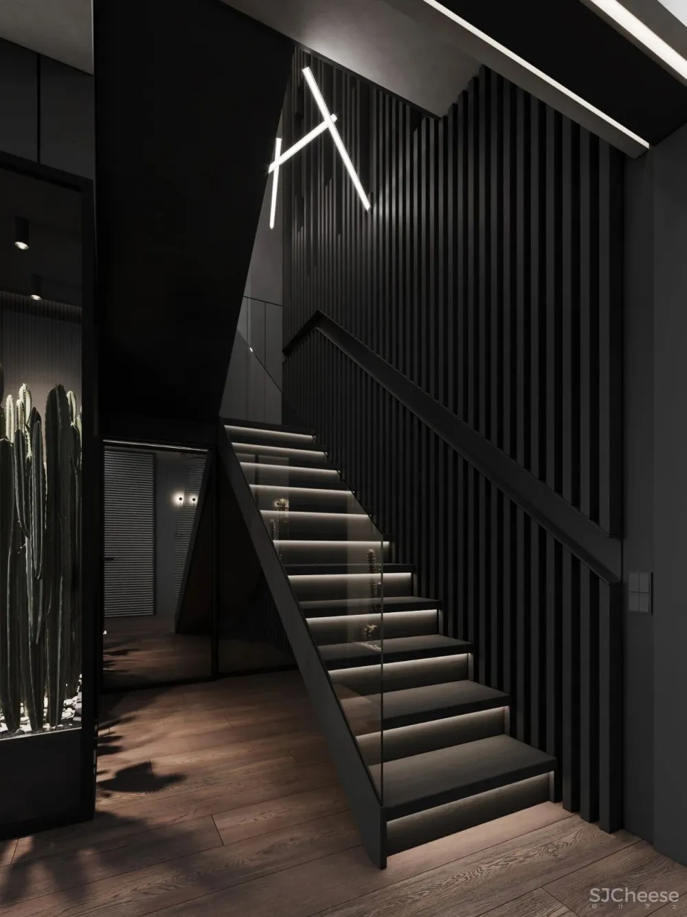 147㎡带露台的顶层复式 高级灰,气场一流!