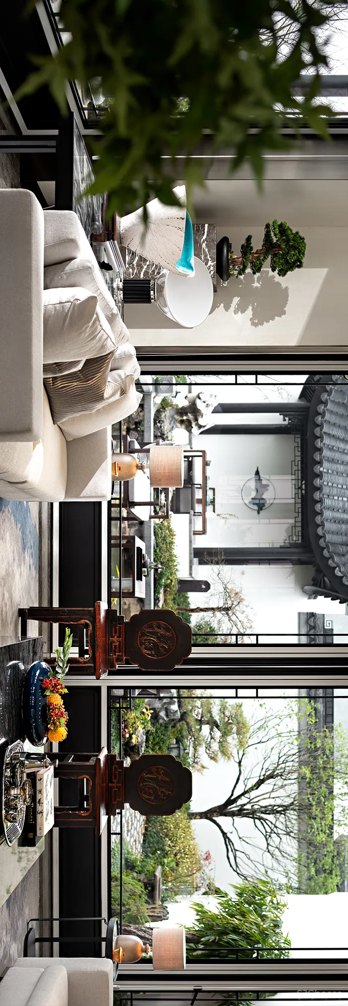 462㎡中式庭院,生活的每一步都很艺术!