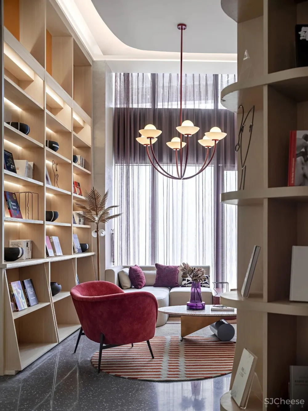 意巢设计丨长沙万科大家品牌生活馆:诗意沁然,与自然呼应共生