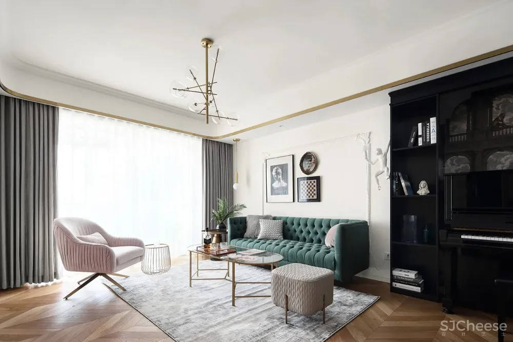 125㎡五口人同住竟然零杂物，家里美得像度假宫殿！