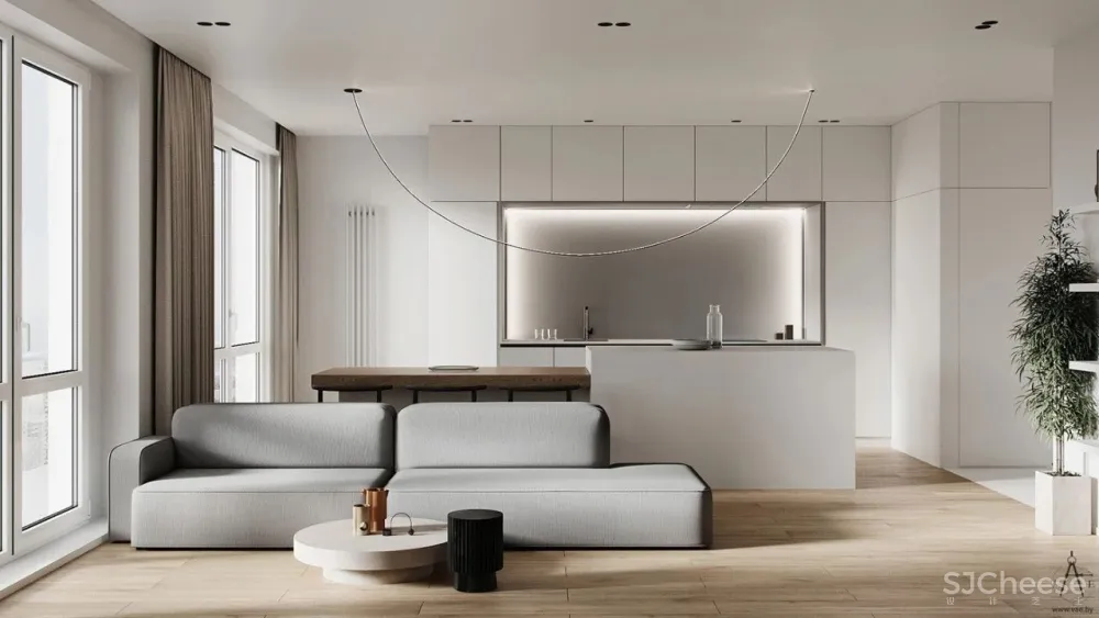 88㎡现代家居,简约而优雅!