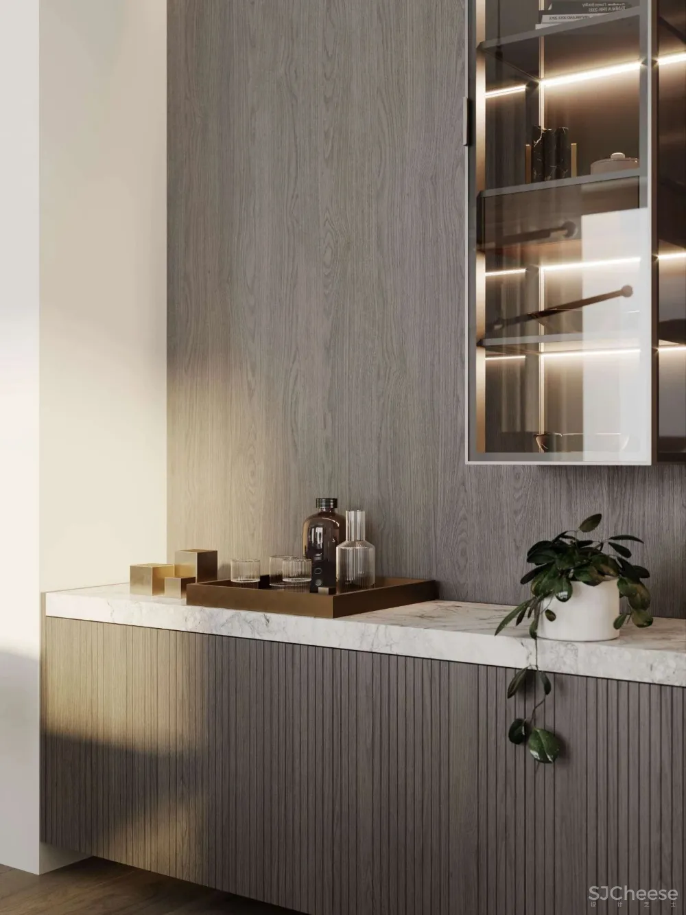 简约清新的自然新居,充满仪式感的平层大宅