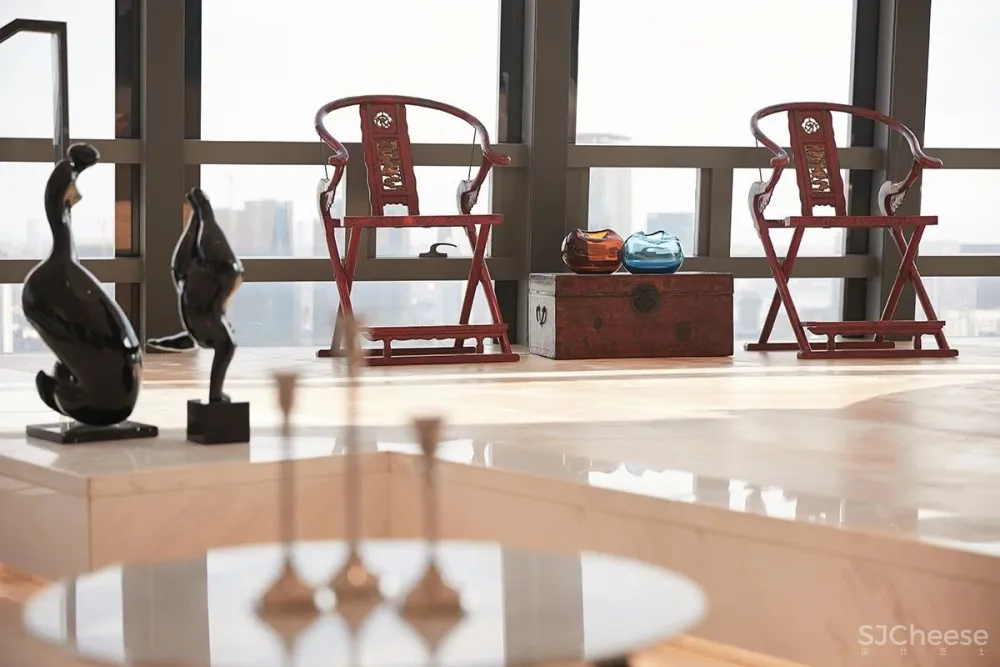 【中赫设计】天空之镜 宁波财富中心天际会所