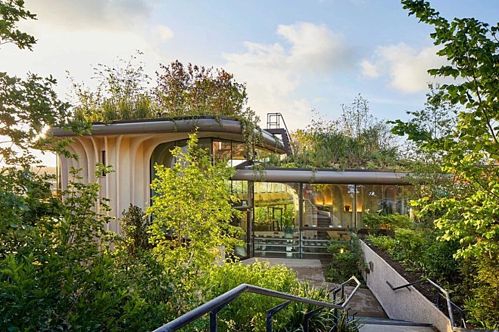 Heatherwick 新作‘麦琪癌症护理中心’，三座‘花盆’