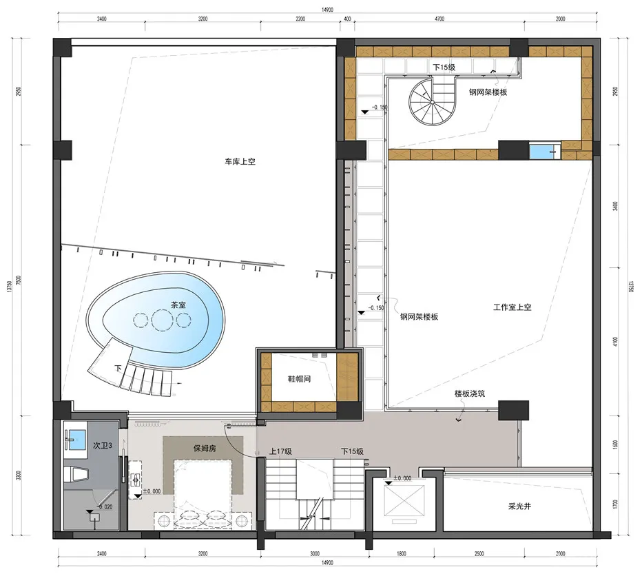韩松力作 720m²中式别墅,可望、可行、可游、可居的逍遥自在。
