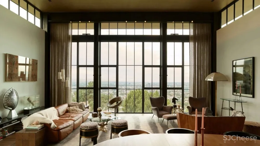 工业风别墅混搭复古家具,竟然能这么精致优雅!