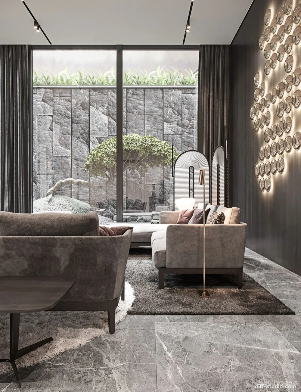 Diff新作 北京轻奢私宅,质感满分!