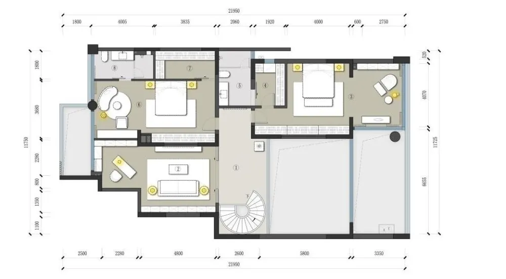 洛辰设计|星河丹堤私人府邸:依山湖林海而居 简单纯净是家应有的气质